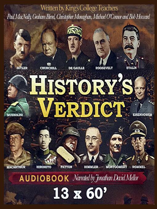 Title details for History's Verdict by Paul MacNally - Wait list